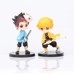 Demon Slayer kimetsu, nezuko, yaiba Figures, set of 2